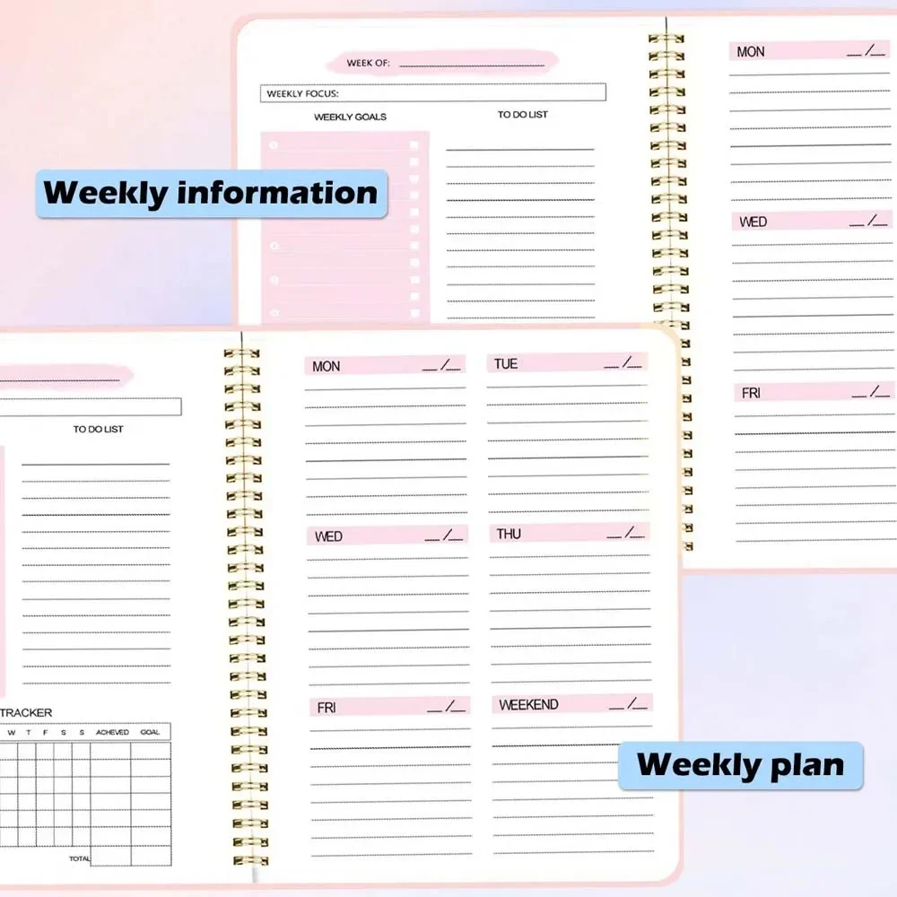 A5 위클리 플래너 코일 데일리 플래너 심플하고 스타일 - Planner Weekly Budget 리뷰 및 가격