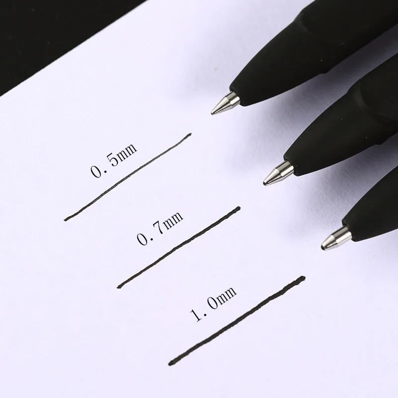 0.5/0.7/1.0mm 대용량 사무실 비즈니스 젤 펜 - Stationery Supplies Business 리뷰 및 가격