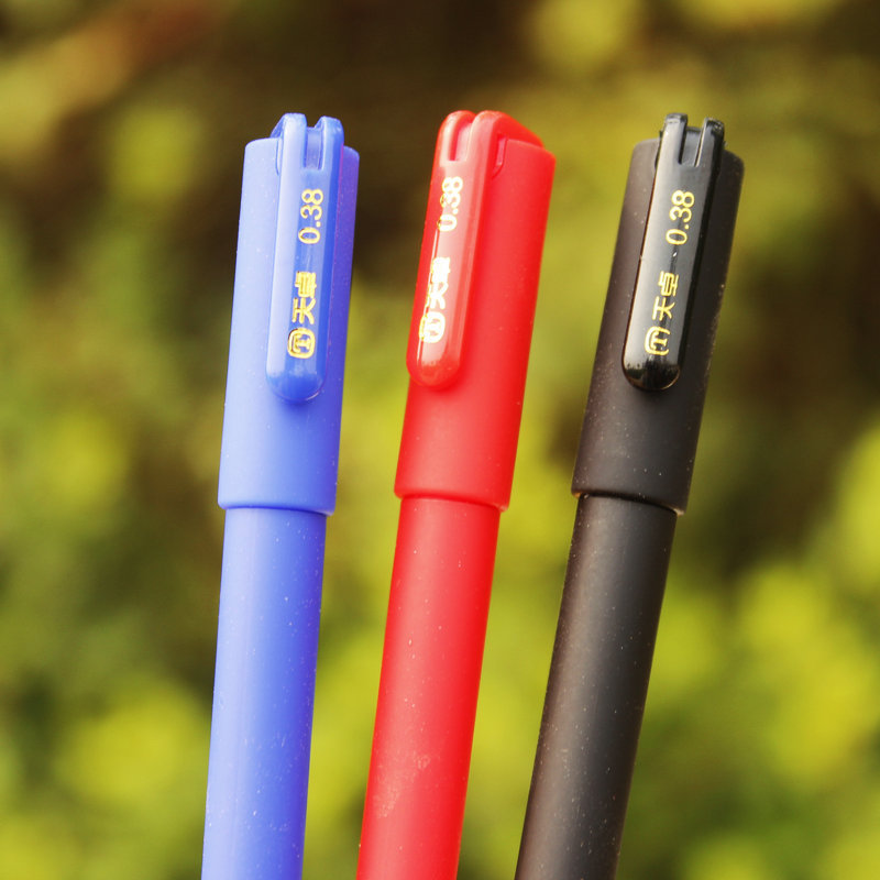 검은 젤 펜 학생 시험 쓰기 도구 학교 사무실 공급 프 - Stationery Supplies Business 리뷰 및 가격
