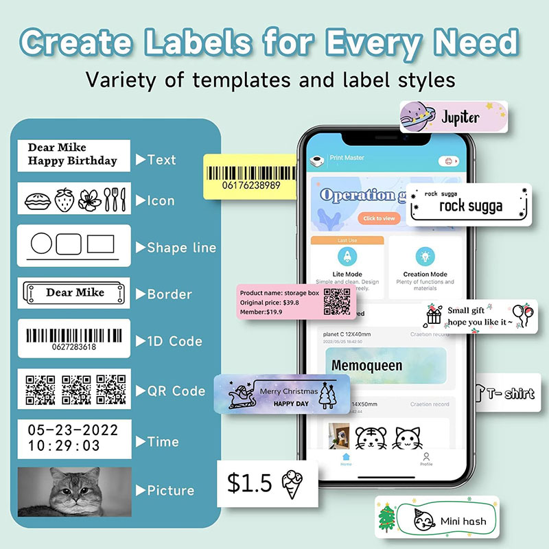 P15 라벨 프린터 스티커 12*40mm 열전사 라벨  - Label Printer Tape 리뷰 및 가격