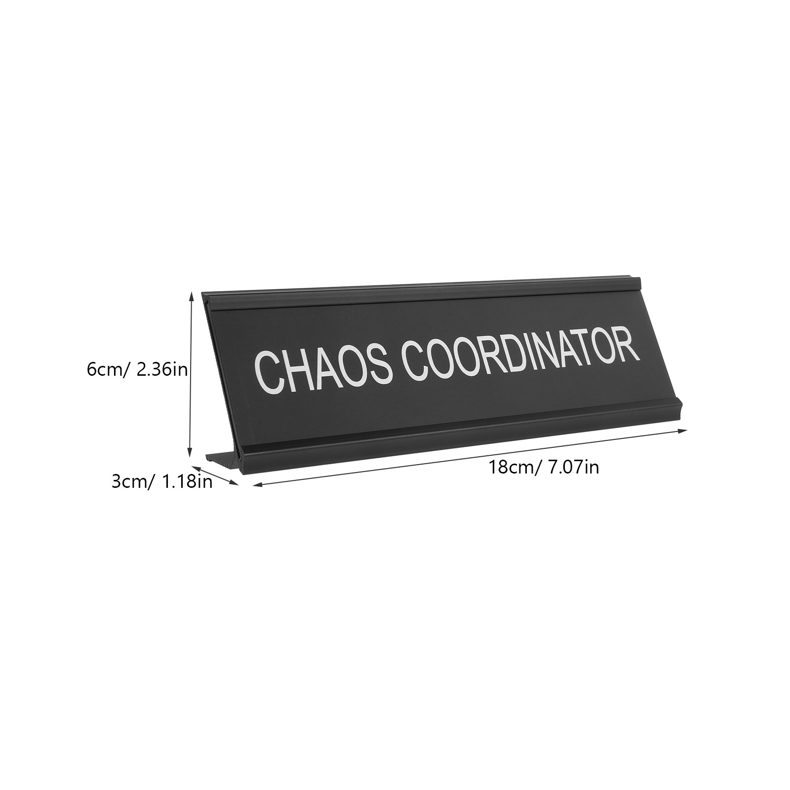 카오스 코디네이터 데스크 플라크 L자형 알루미늄 합금  - Desk Name Plate 리뷰 및 가격