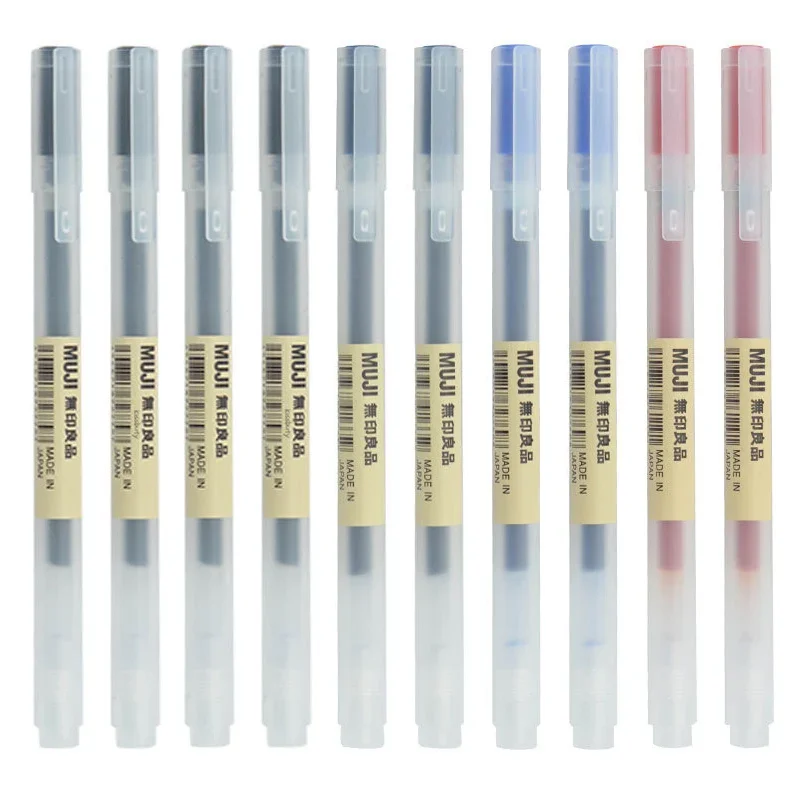 10-30 개/대 0.38/0.5mm 젤 펜 검정/파랑 - Stationery Supplies Business 리뷰 및 가격