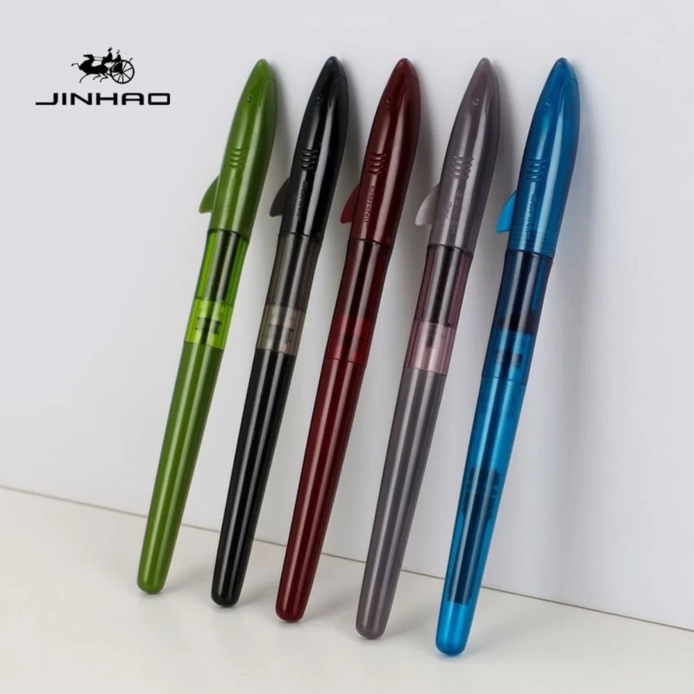 Jinhao 귀여운 상어 만년필, F 펜촉, 하이 퀄리 - Stationery Supplies Business 리뷰 및 가격