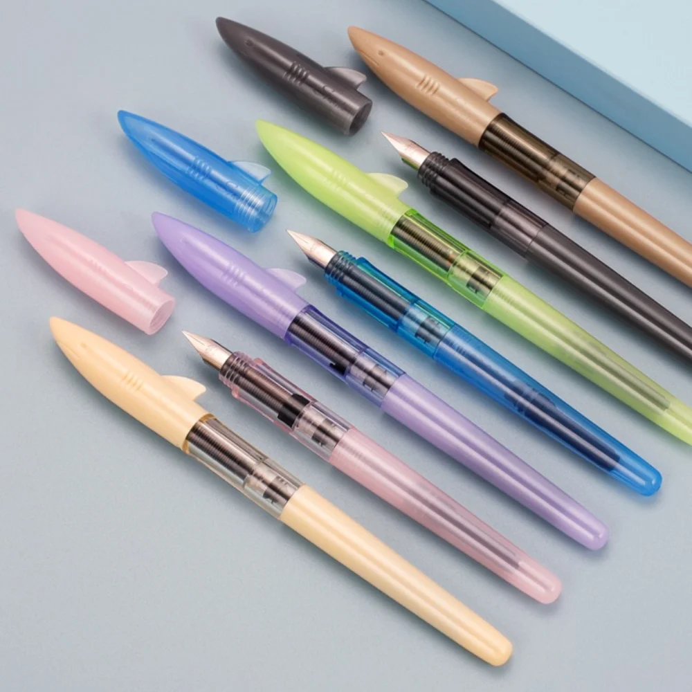 Jinhao 귀여운 상어 만년필, F 펜촉, 하이 퀄리 - Stationery Supplies Business 리뷰 및 가격