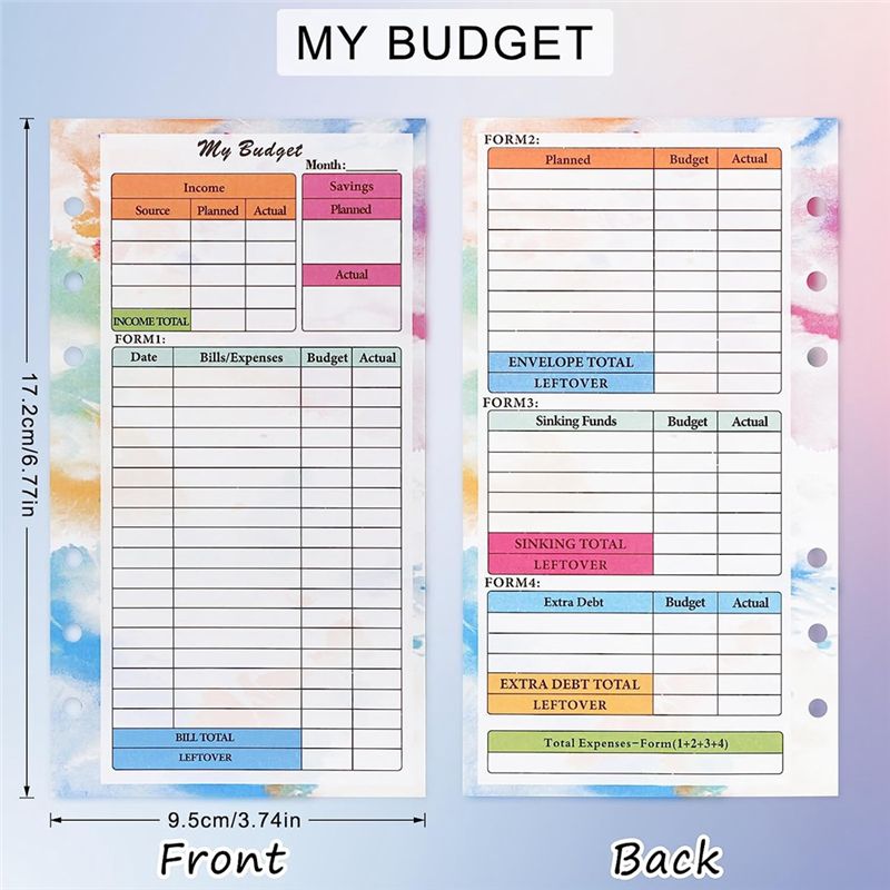 최신 ABBQ-A6 예산 플래너 리필 82매 월간 주간 - Planner Weekly Budget 리뷰 및 가격