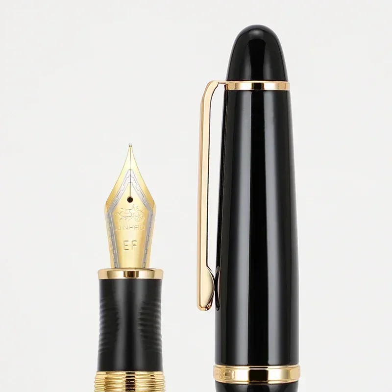 1/5 PCS JINHAO X850 만년필 블랙 골드  - Stationery Supplies Business 리뷰 및 가격